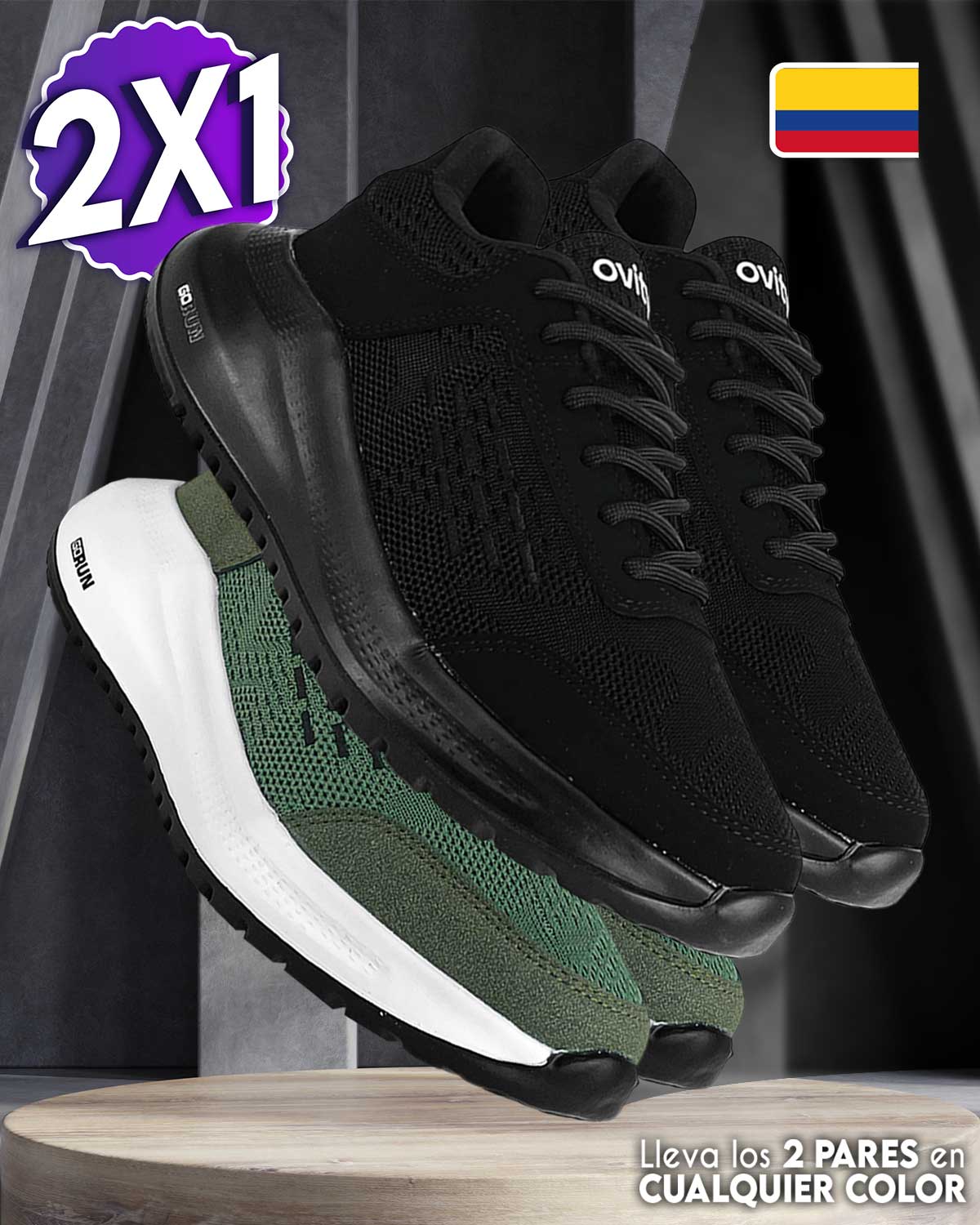 GoRun!® 2X1 2026 - Zapatillas ultra confortables Lleva 1 Par y de regalo llevas 1 Par adicional ¡GRATIS!